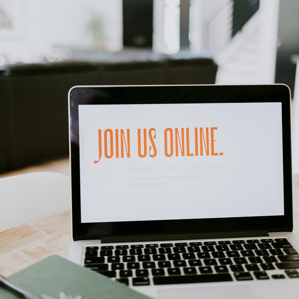 Join us online 