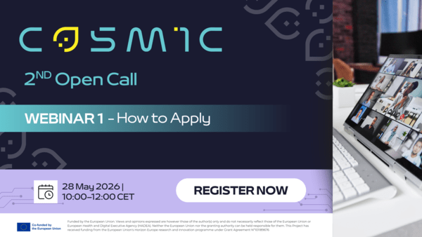 COSMIC webinar 2nd Open Call 