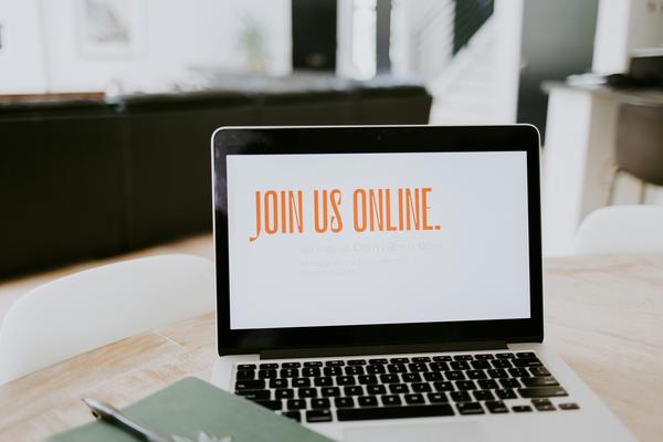 Join us online 